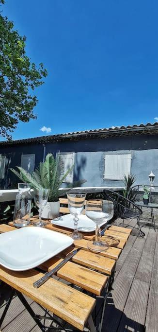 #New#Terrasse Sud Ouest#Pied De La Cite #1 Lejlighed Carcassonne Eksteriør billede